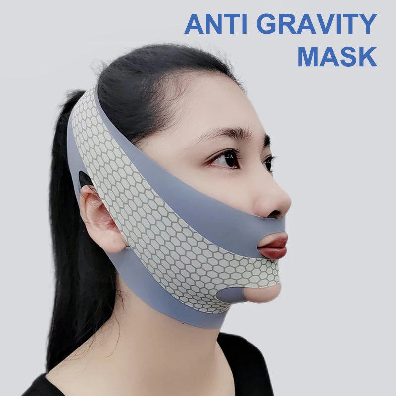 V Shaper Facial Slimming Bandage Relaxation Shape Lift Reduce Double Qme