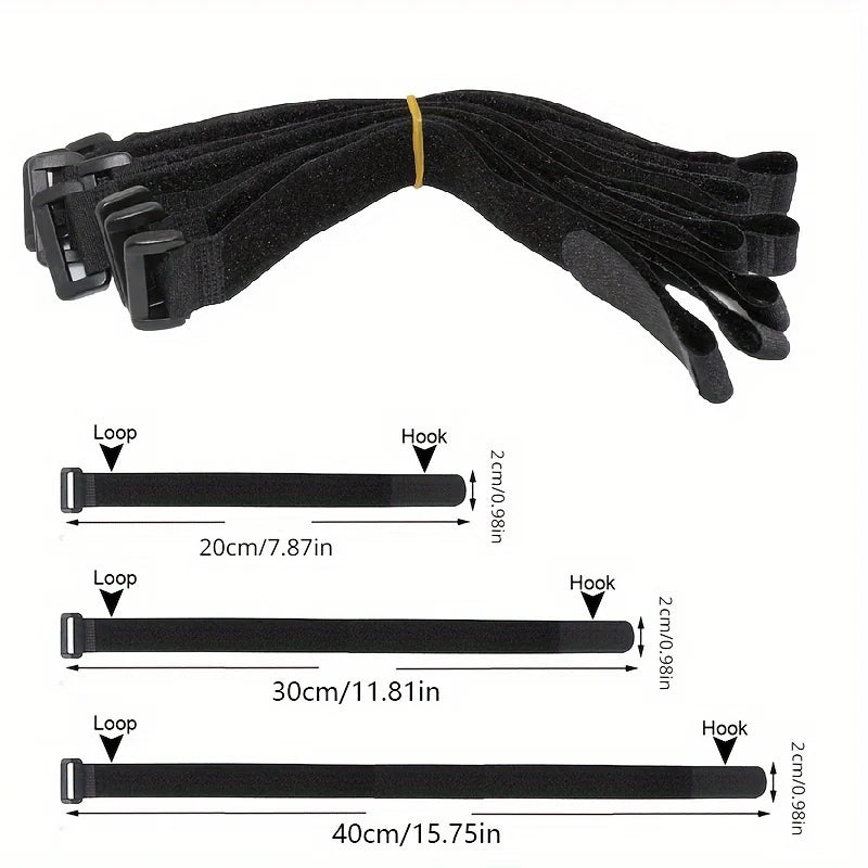 Reusable Strap - High Quality Multi Purpose High Quality Hook and Loop Safety Belt Qme
