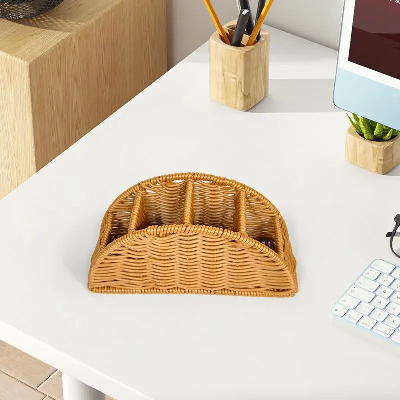 Air Conditioner Remote Control Holder Desktop Bedroom Storage Box Qme