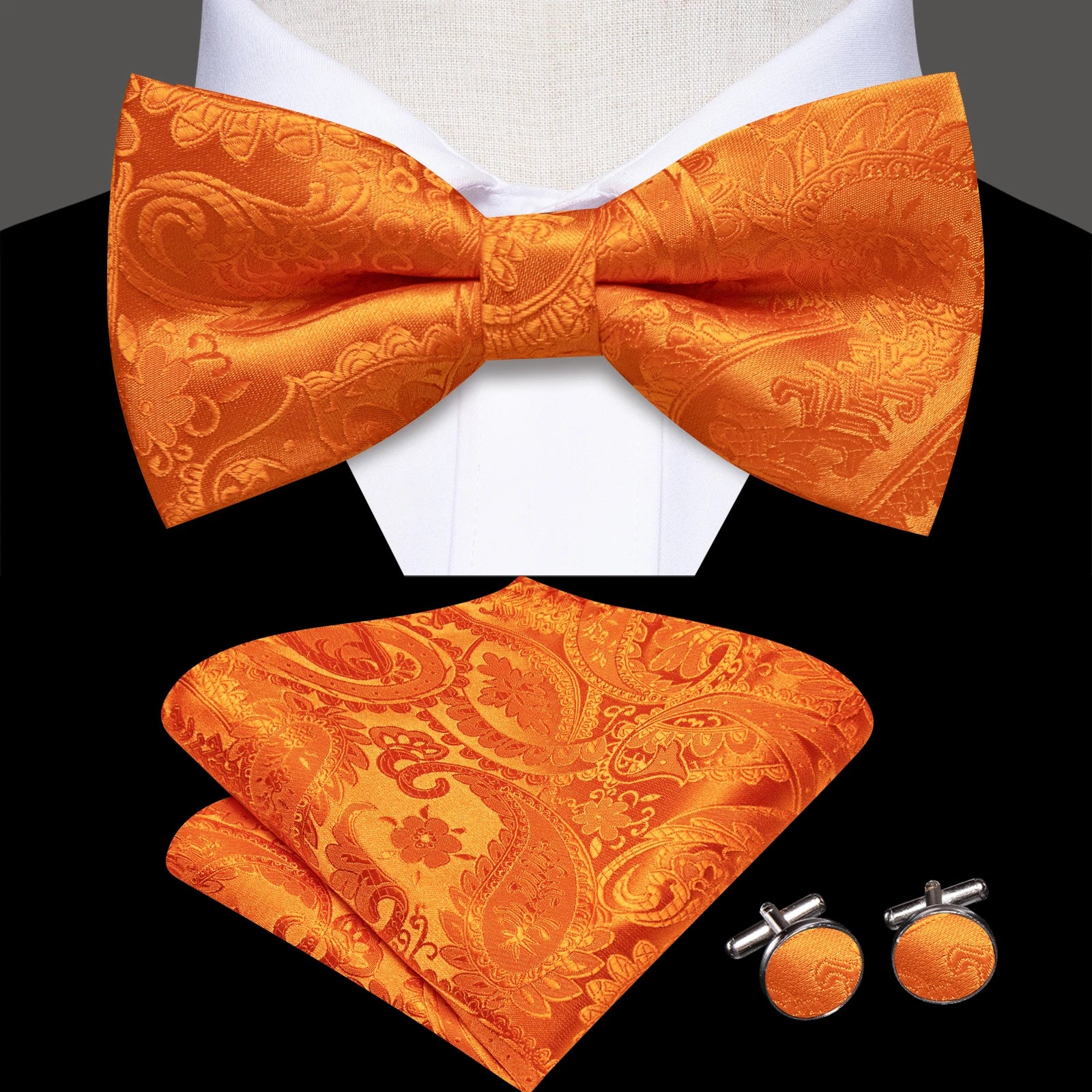 Mens Pre-tied Bowtie Red Yellow Pink White Floral Stripes Bow Tie Qme LDLH2962