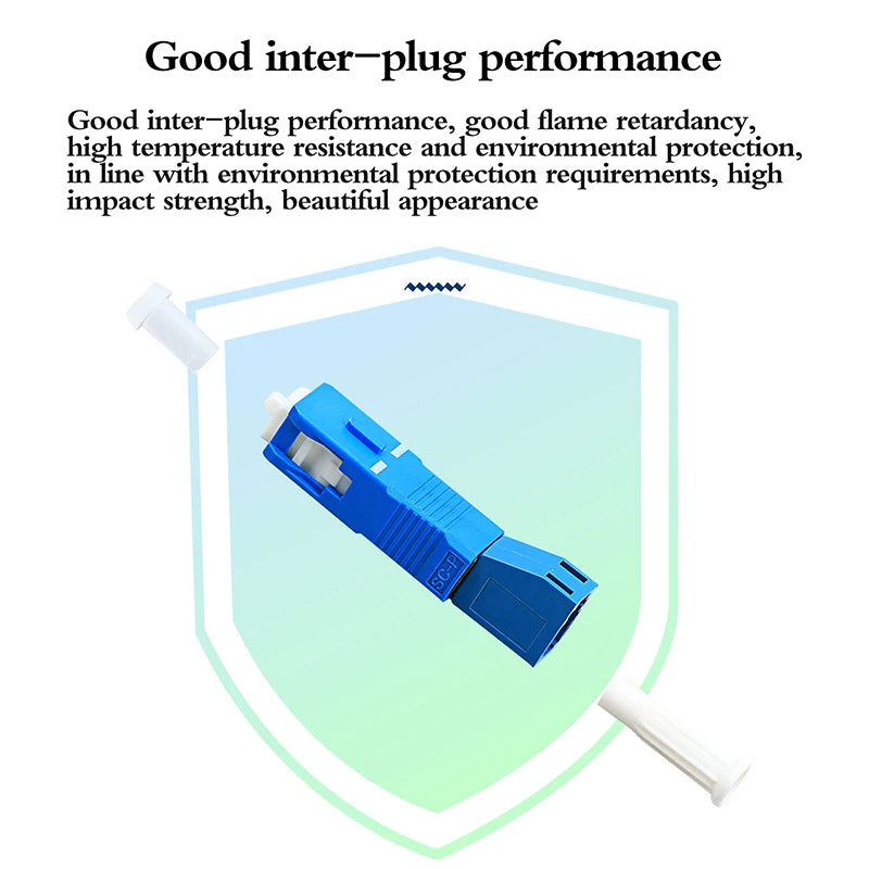 Optical Fiber Conversion Connector SC Male LC Female Single Mode Qme