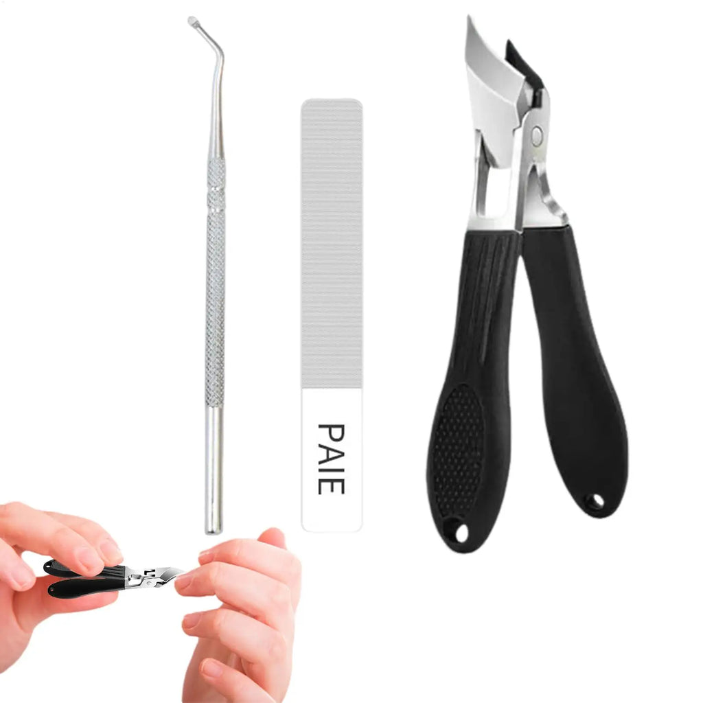 Oblique Nail Cutter Slanted Toenail Scissors Anti-splash Wide Jaw Qme