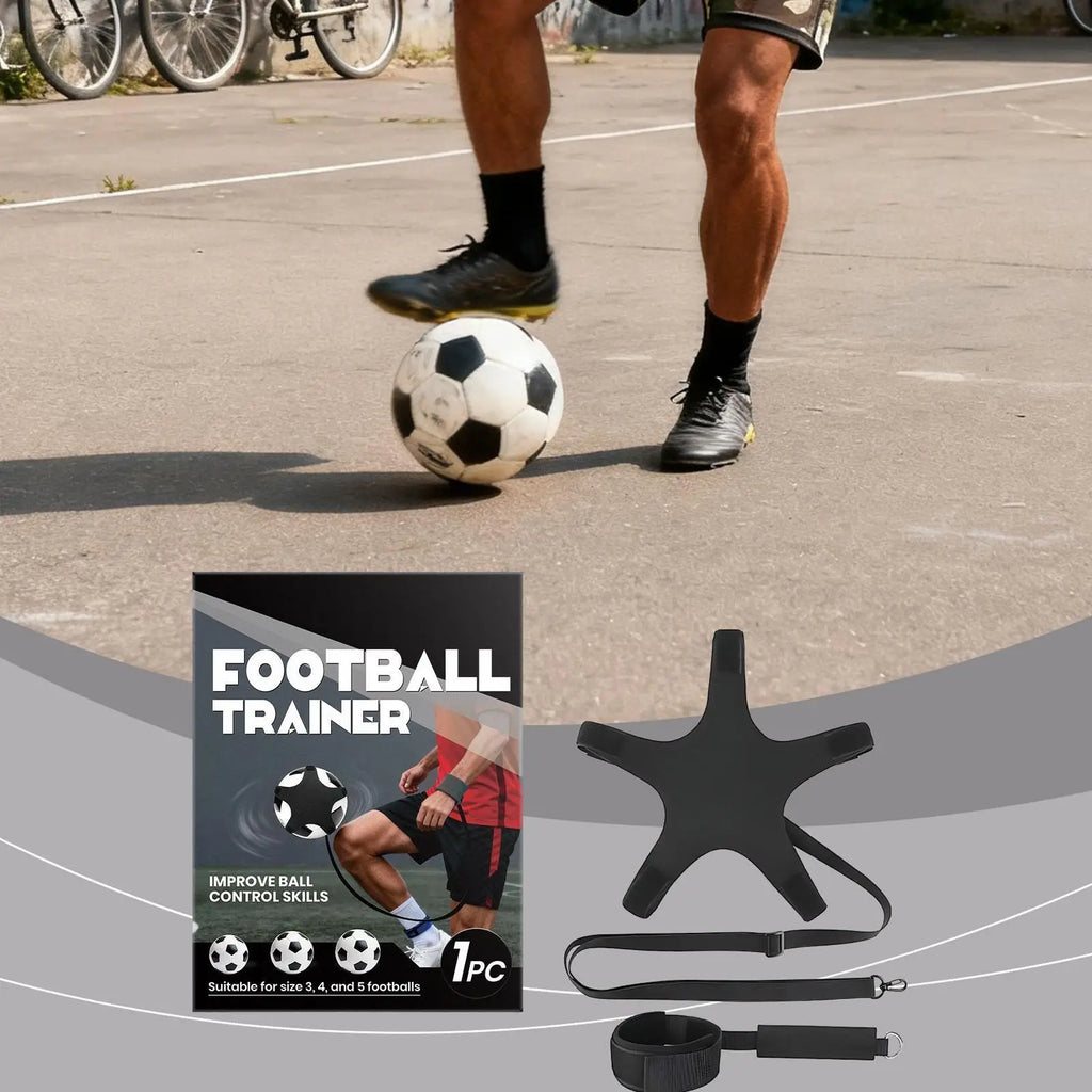 Soccer Kick Trainer Practice Gear with String Adjustable Wristband Practice Training Aid for Boys Girls Indoor Backyard School Qme