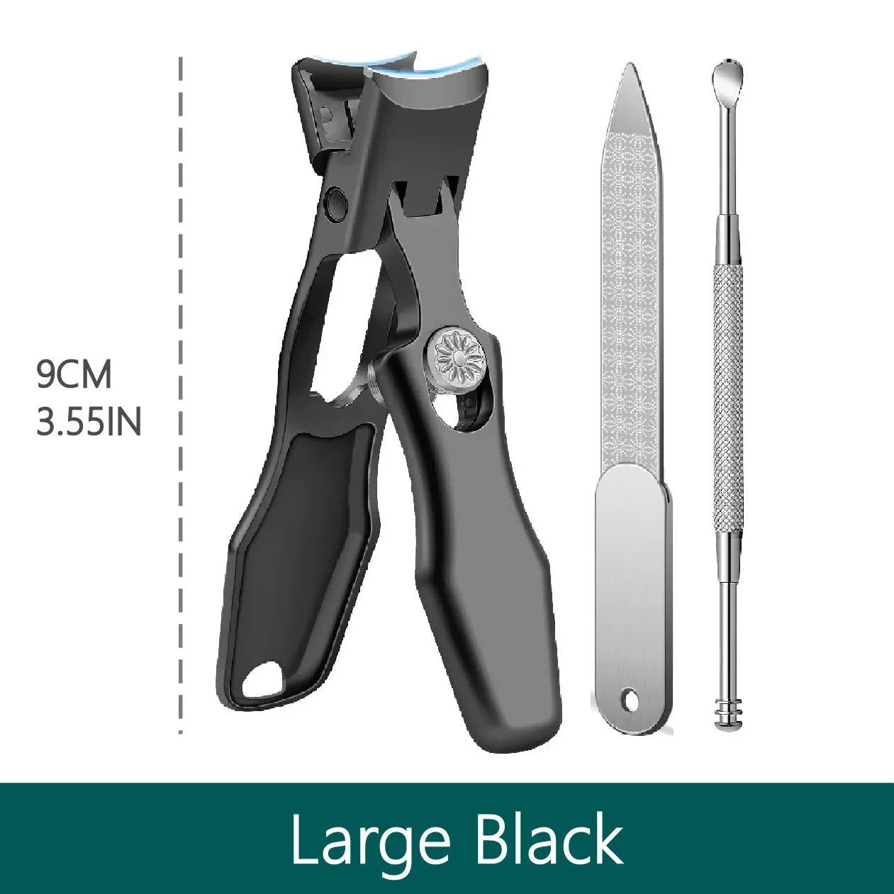 Durable Clipper Thick Nails Nail Stainless Steel Wide Jaw Sharp Long Qme Economy Set
