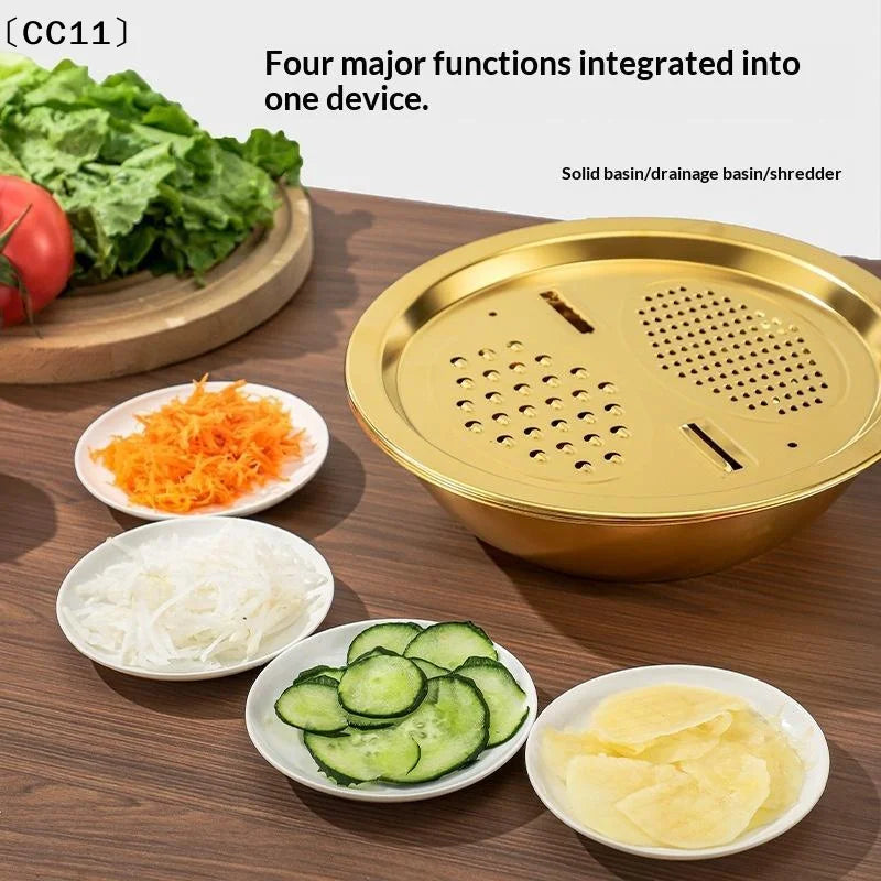 3-In-1 Stainless Steel Kitchen Equipped Built-in Grinding Qme