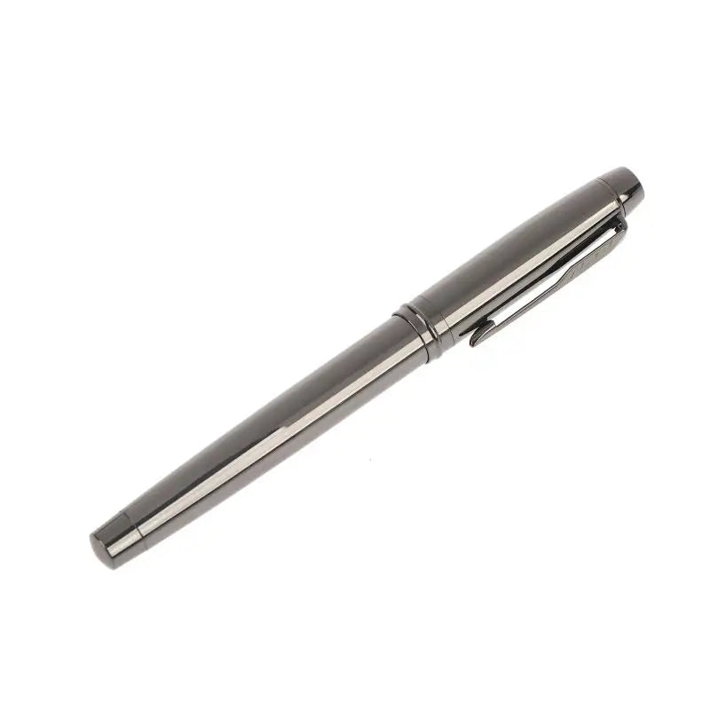 Silver Gray Fountain Pen Medium Creative Daily Writing Lridium Tip Qme