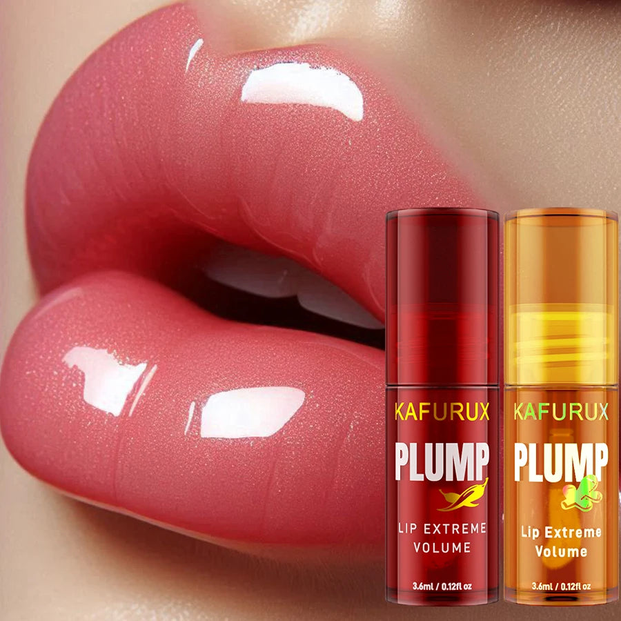 Lip Plump Long Lasting Oil Moisturizing Gloss Serum Instant Qme
