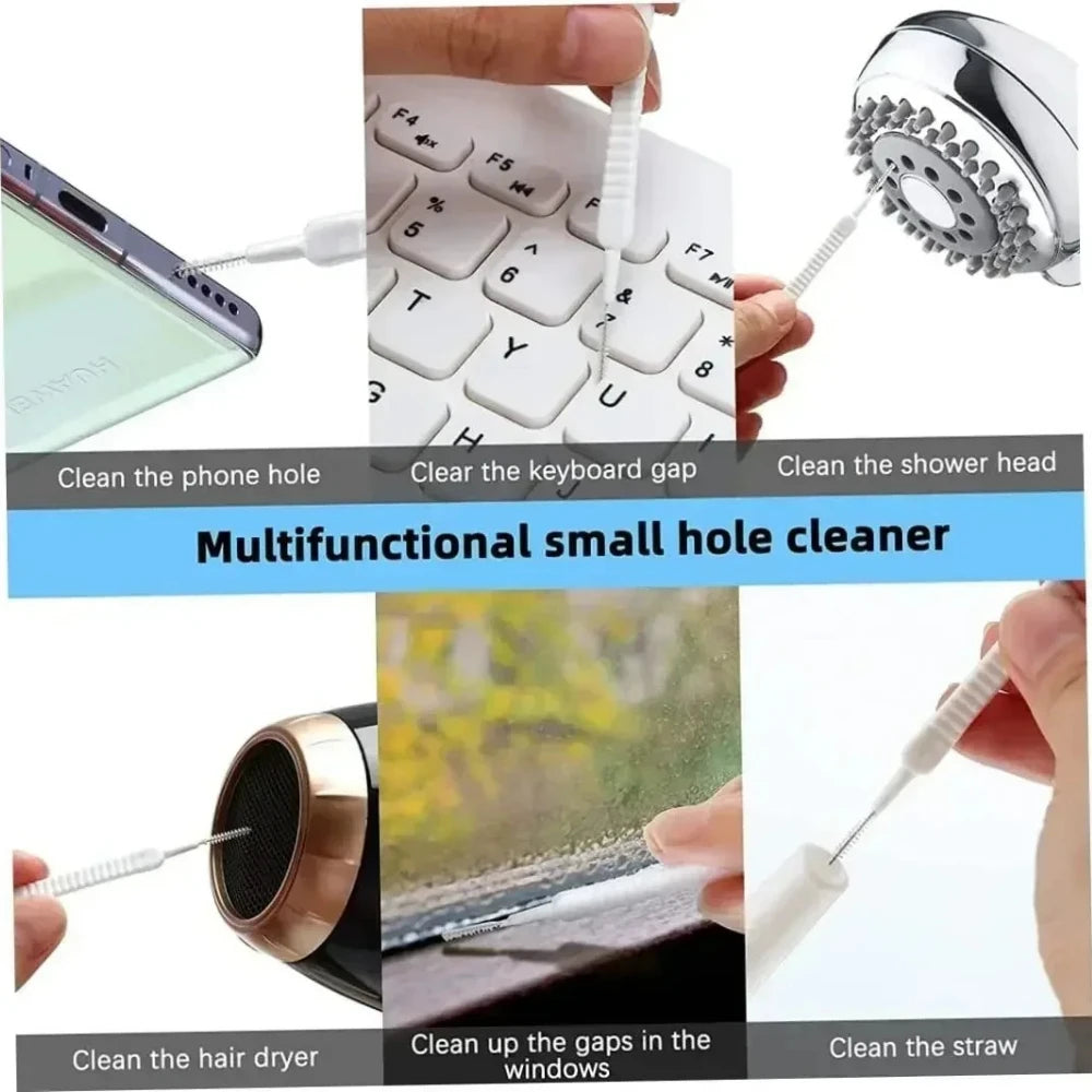 13/10PCS Cell Phone Charging Port Dust Plug with Cleaning Brush for iPhone 14 Pro Max Samsung Xiaomi iOS Type C Cleaner Set Qme