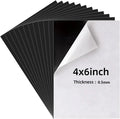 Adhesive Magnetic Sheets 4 x 6 Inch Photo Magnets, Flexible Magnet Sheets with Backing for Crafts, Photos, Pictures, Easy Peel. Qme 4x6inch 5PCS