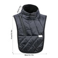 Motorcycle Neck Guard Black Windproof Neck Warmer Thermal Neck Guard Heated for Winter Outdoor Activities Warm Winter Gear Qme long