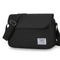 Men's Small Bag Shoulder Trendy Diagonal Backpack Chest Lightweight Qme one size Black
