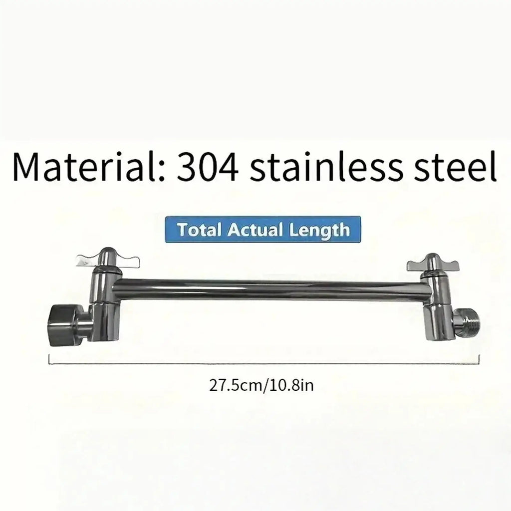 Shower Arm Extension 304 Stainless Steel Bathroom Supplies Head Qme