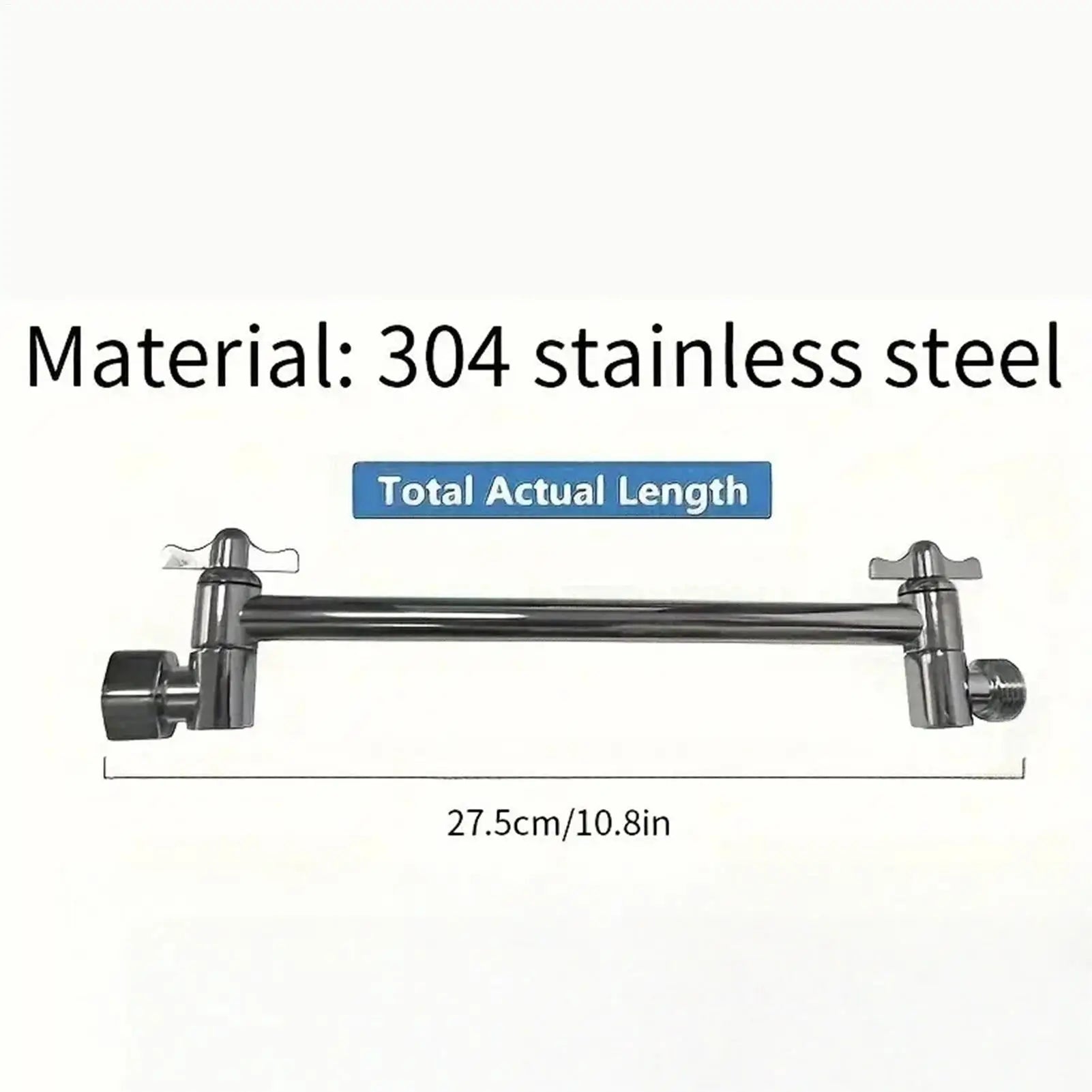 Shower Arm Extension 304 Stainless Steel Bathroom Supplies Head Qme