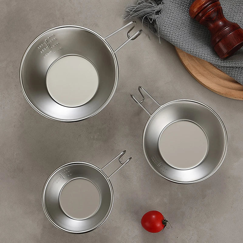 10 12 Sierra Cup Outdoor Stainless Steel Coffee Picnic Tableware Qme