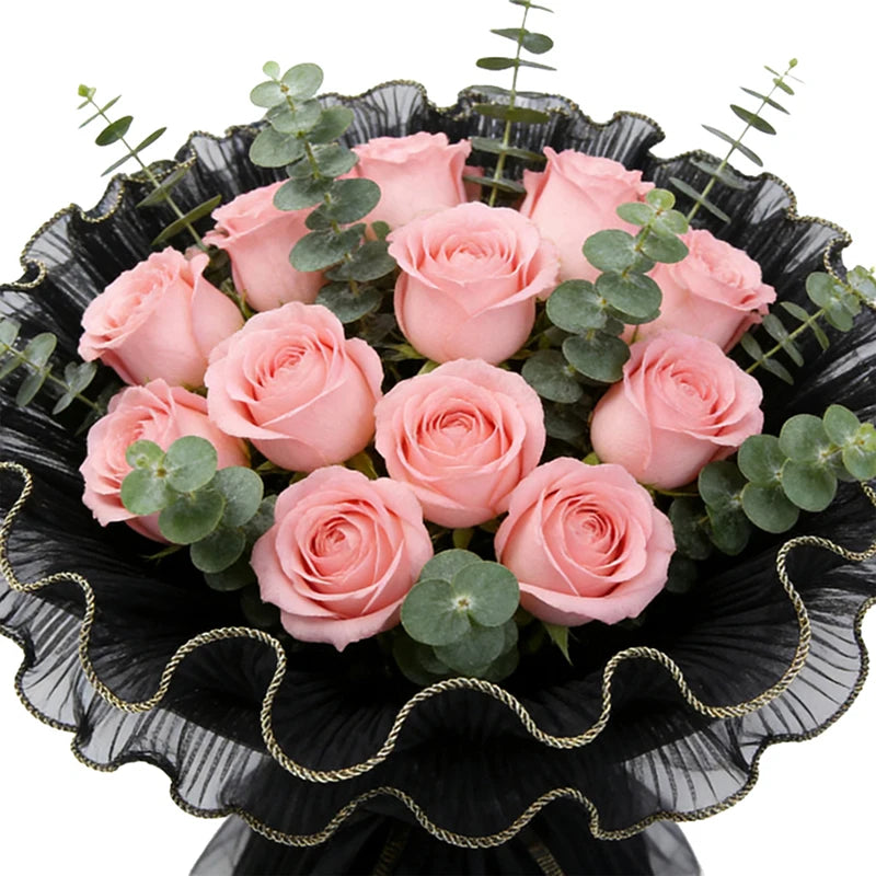 Phnom Penh Edge Wave Pearl Tulle Flower Wrapping Net Floral Bouquet Inner Lining Material Gift Box DIY Sewing Supplies Craft Pa Qme