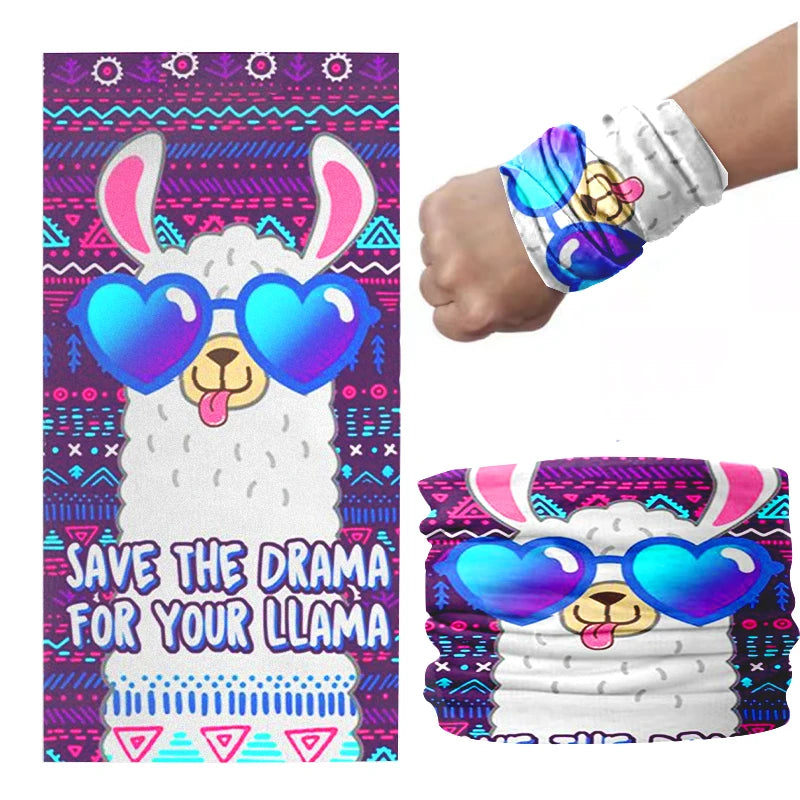 Cute Cartoon Sheep Headdress Romantic 3D Printing Female Summer Qme