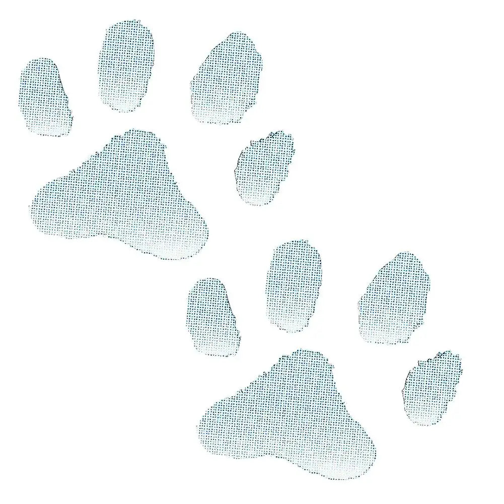 Temporary Tattoos Temperature-sensitive Paw Print Face Cat Stickers Qme C