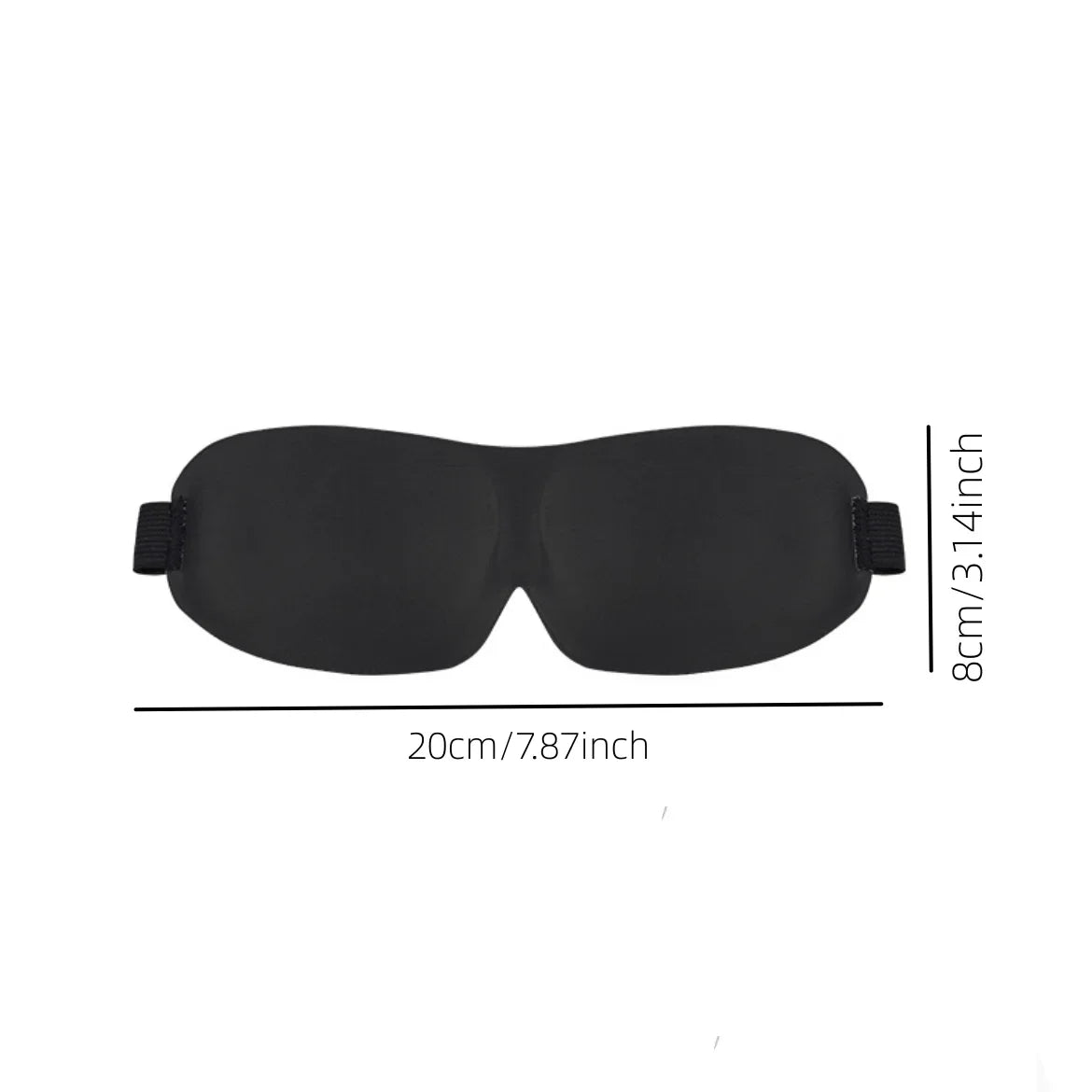 3D Eye Mask, Sleep Soft Padded Shade Cover Rest Relax Sleeping Blindfold, Lightweight Sleeping Mask, Eye Mask For Sleeping Qme
