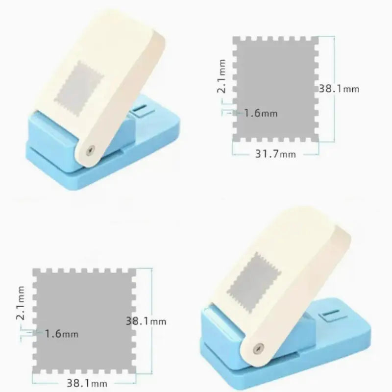 Rectangle Postage Stamp Embossing Tool Creative Large Handmade Action Qme