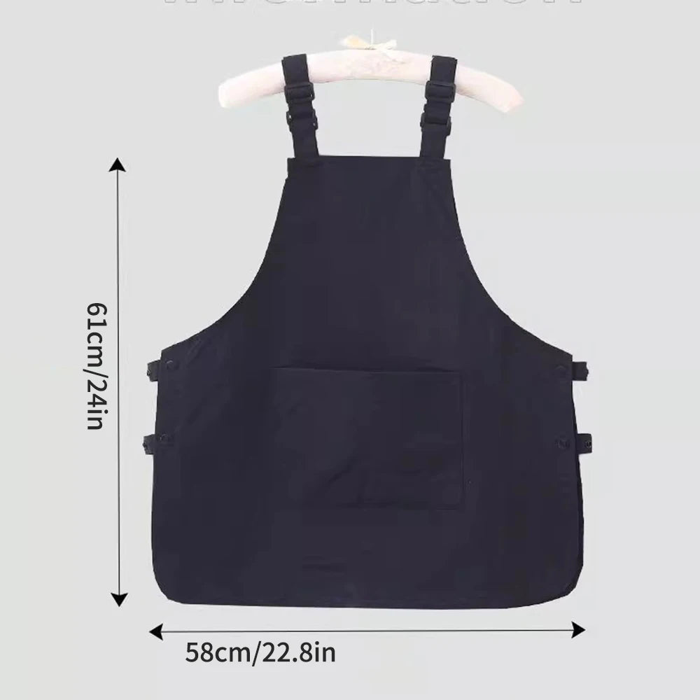 Waterproof Outdoor Barber, Coffee Shop, Catering Workwear Apron, Unisex Household Kitchen Workwear Home Cleaning Qme