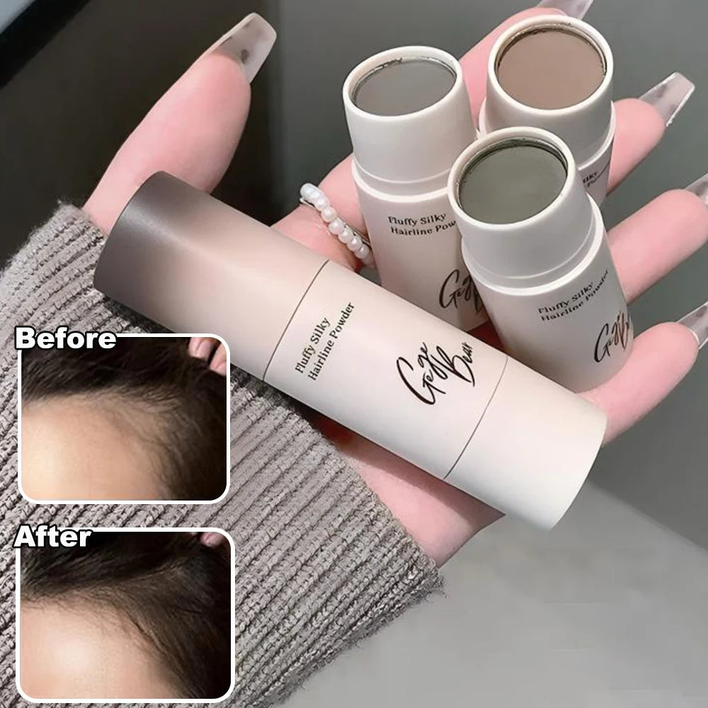 Gege Bear Hair Line Powder Black Root Cover Up Natural Instant Qme