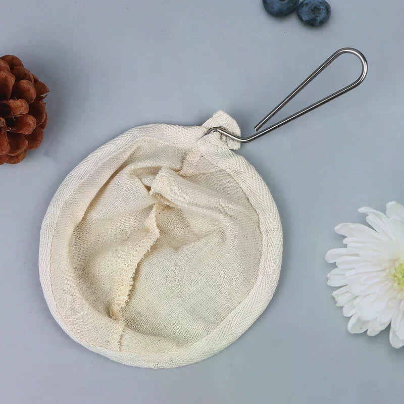 Coffee Cloth Strainer Reusable Corrosion Prevention Tea Filter Dropping Pot Mesh Basket Tools Coffee Utensils Qme