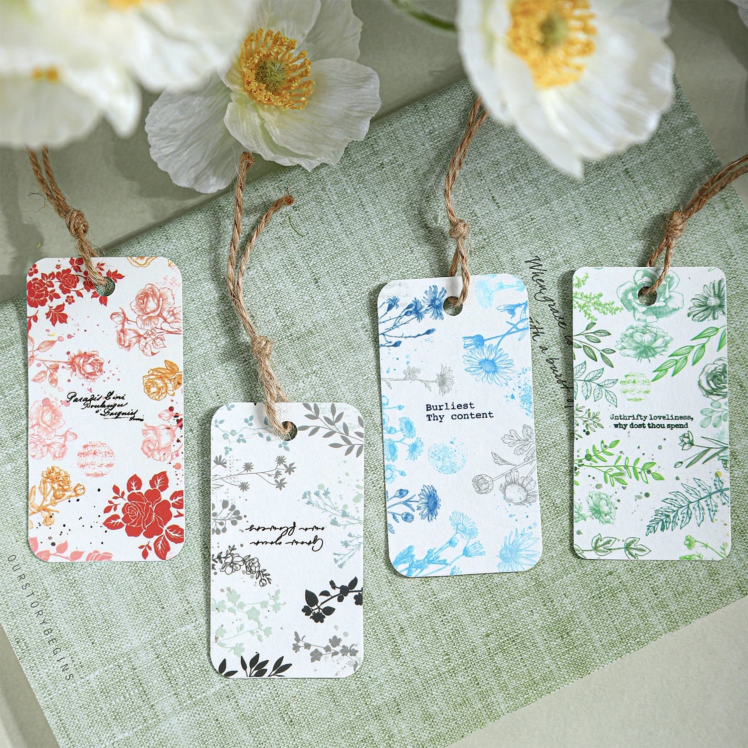 1 Roll Plant Leaf Theme PET Tape for Journal DIY Scrapbooking Collage Phone Case Notebook Decoration Qme