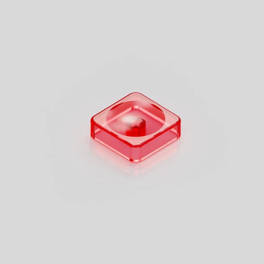 Chosfox 5/10/30/50 PCS CFX Low Profile PBT Keycaps for MX Switch Mechanical Keyboard Ultra Thin White Grey Transparent Keycap Qme red 50pcs