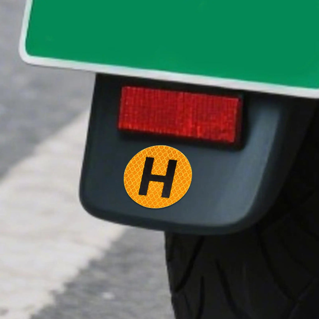 Magnetic Driver Sign Sticker Spanish Magnet Bumper Decals with H Sign Automotive Decor for Window Windscreen Door Rear Fridge Qme