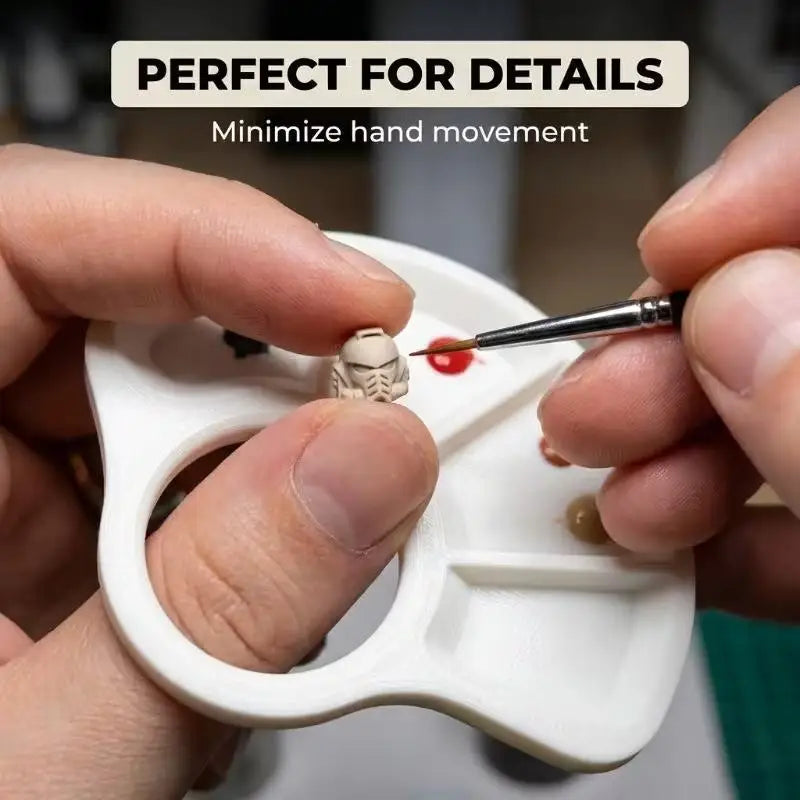 Thumb Palette 3D Printed Color-coded Portable Single-color Plastic Qme