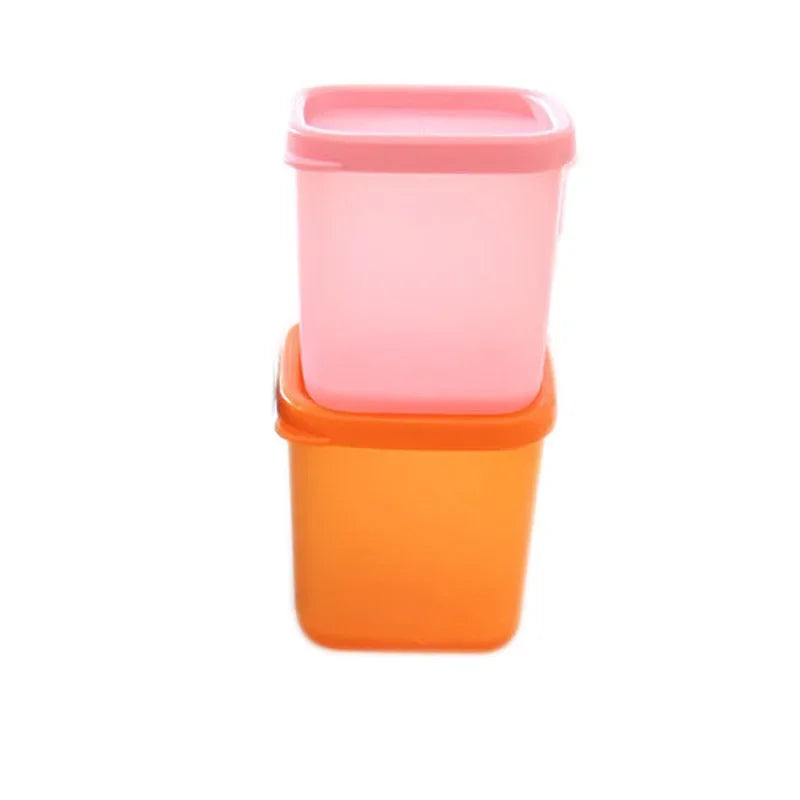 2pcs Refrigerator Fresh-keeping Box, Plastic Storage Food Box, Storage Box Qme