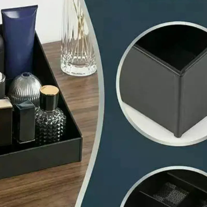 Cologne Organizer Men Holder Dresser Perfume Stand Bathroom Qme