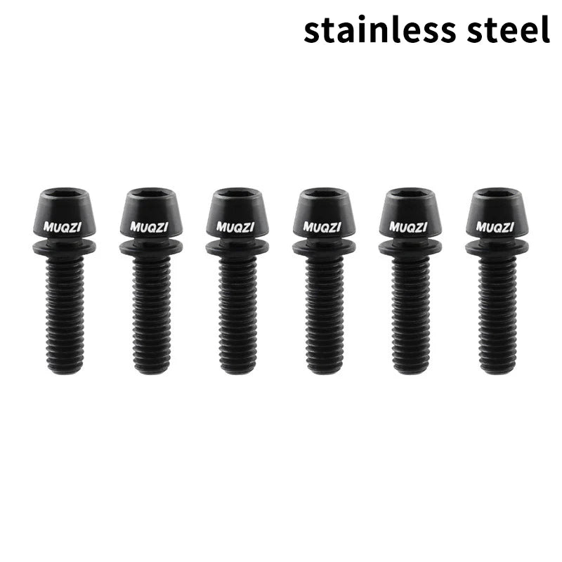 Mountain Bike Handle Screws M5x17mm Stem Bolts Road Bicycle Handlebar Qme A8