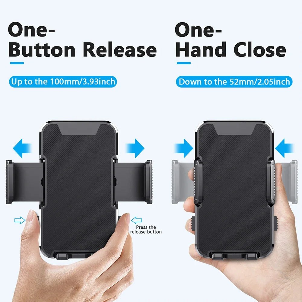 Gravity Sucker Car Phone Holder Retractable Cell Phone Support 360° Rotation Windshield Phone Bracket for Trucks RVs Vehicles Qme