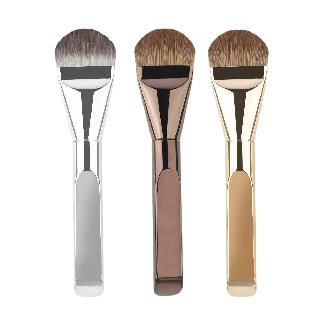 Tongue-shaped Foundation Brush Ultra-thin Seamless Base Makeup Qme