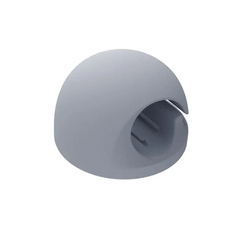 Self-adhesive Silicone Pen Holder Anti-slip Anti-loss Organizer Qme Gray Single hole