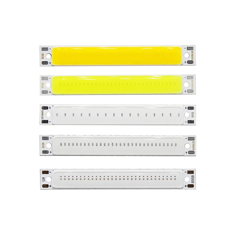3V 3 7V DC LED COB Strip 3W Warm Cold White Blue Red Light Source DIY Qme warm white