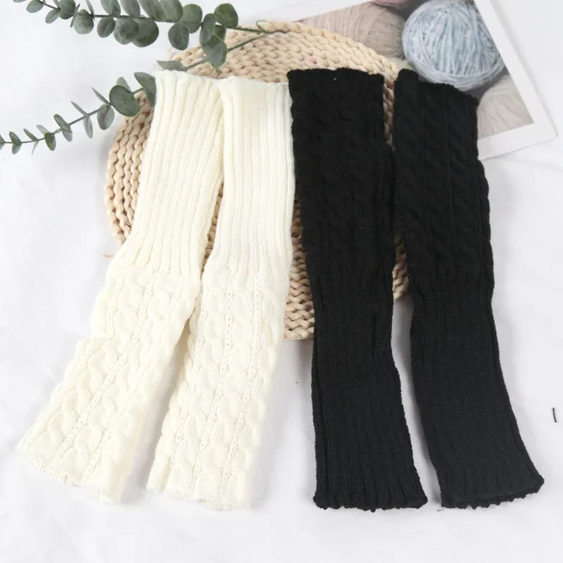 Sweet Children Leg Warmers Lolitas Twist Knitted Socks Korean Baby Qme