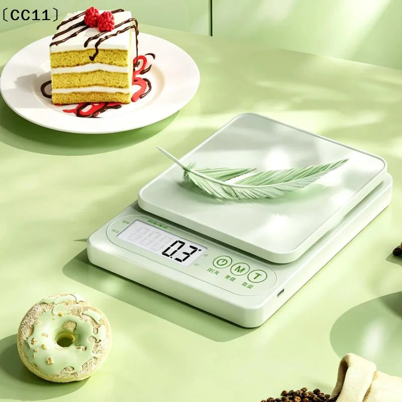 Digital Food Kitchen Scale Accuracy One Touch Tare Function Baking Qme