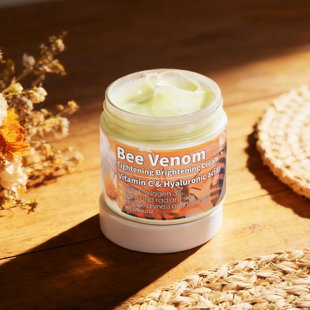 Bee Venom Firming Massage Cream Natural Anti Wrinkle Beauty Qme 120g