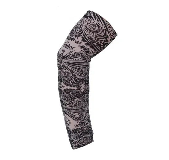 1PCS Arm Sleeves UV Protection Full Arm Cool Outdoor Golf Sports Hiking Riding Arm Tattoo Sleeve Cycling Equipment Qme X22 38-40cm
