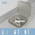 Invisible Braces Protective Storage Case Easy Snap Closure Safety Qme 2 Black