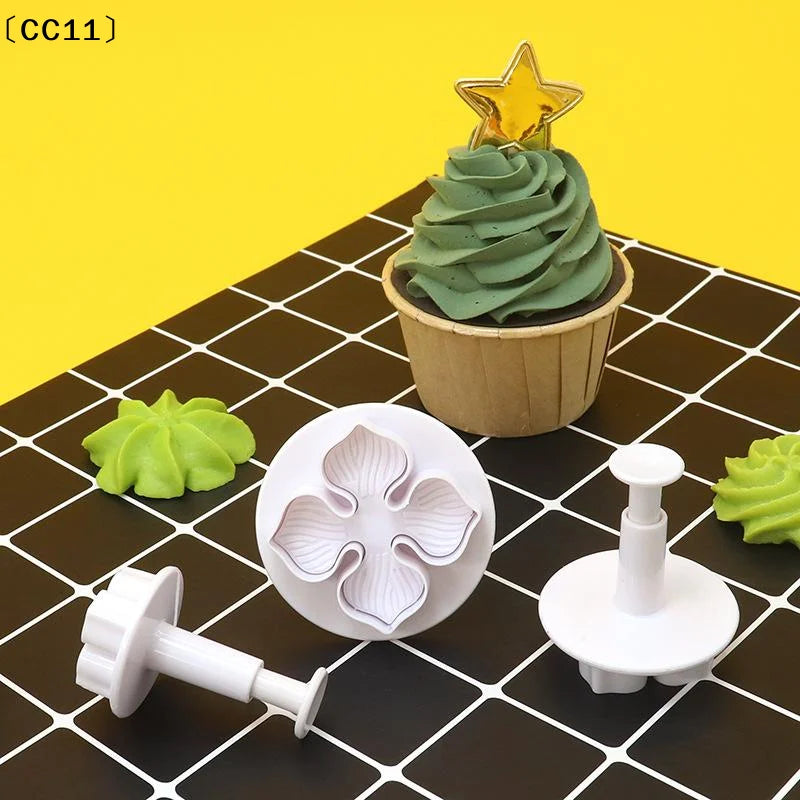 Plastic Hydrangea Fondant Cake Decorating Plunger Cutter Flower Qme
