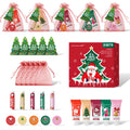 5 Pack Christmas Self Care Gift Set, Lip Balm Hand Cream Solid Perfume, Hydrating Skin Care Qme Default Title