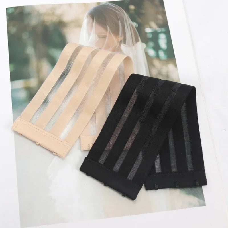 Elastic Invisible Women Non Slip Buckle Bra Extender 3 Hook Extension Qme