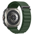Alpine Loop For Samsung Galaxy Watch 7 Ultra Strap 47mm Accessories Sport Nylon Bracelet correa Galaxy watch ultra band 47 mm Qme green Galaxy Watch Ultra