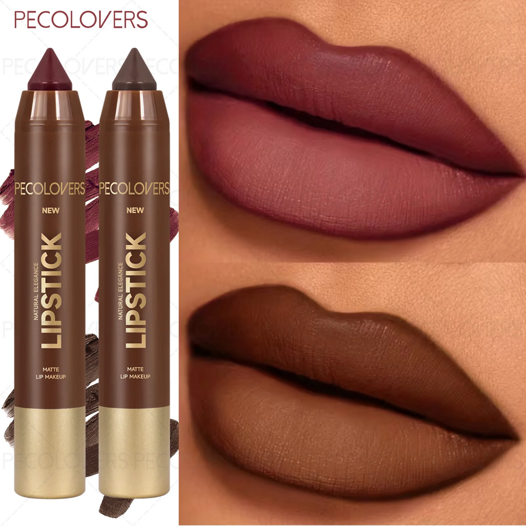 Winter Reddish Brown Lip Liner Pencil Matte Velvet Long-wearing Qme