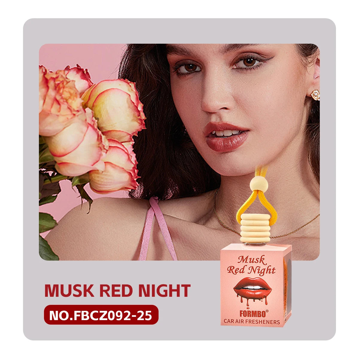 Fragrant Journey Fresh Car Perfume Lasting Fragrance Deodorization Qme 092 MUSK RED NIGHT