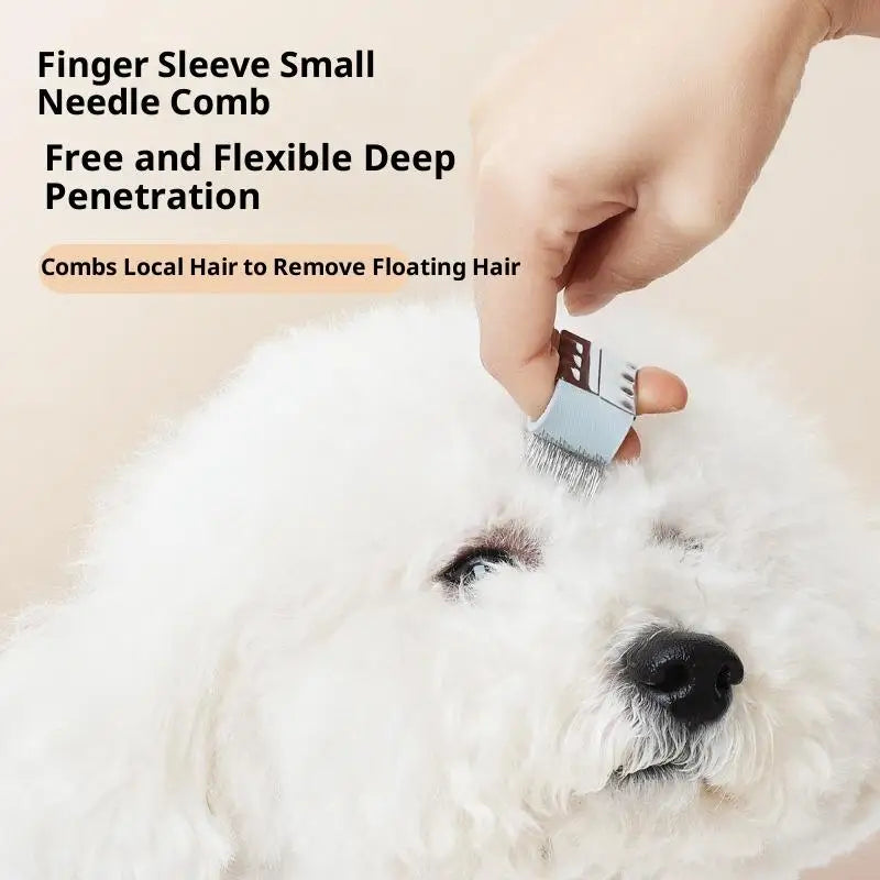 Pet Mini Needle Cleaning Comb Clean Supplies Dog Cat Easy Open Knots Qme