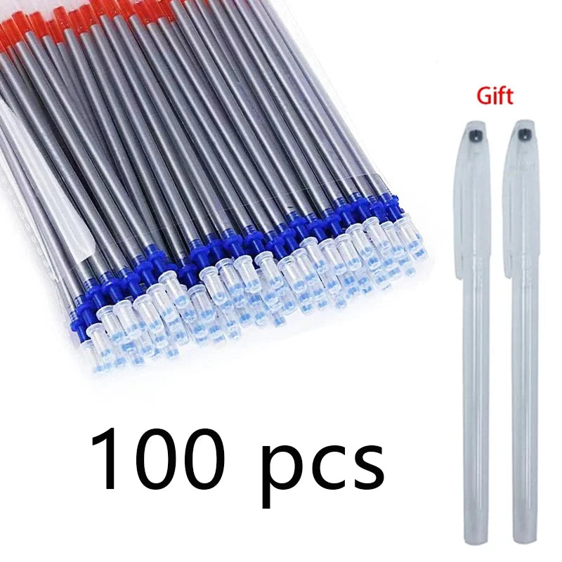 50/100Pcs Silver Refill 1.0mm Fabric Leather Marker Textile Refill Patchwork Marking Eraserable Washable Handle Qme sliver 100Pcs silver Refill